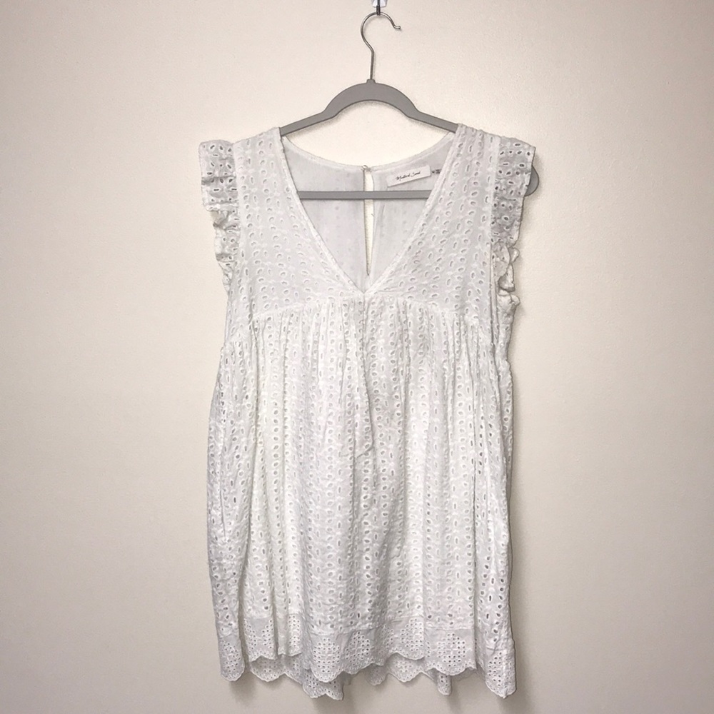 White Eyelet Summer Dress